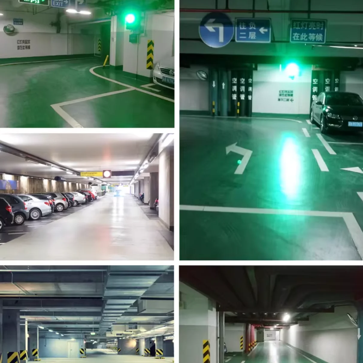 Parking Lot Single-Lane Traffic Control System with Loop Detector Coil & Traffic Light Controller for Parking Garage One-Way Lan