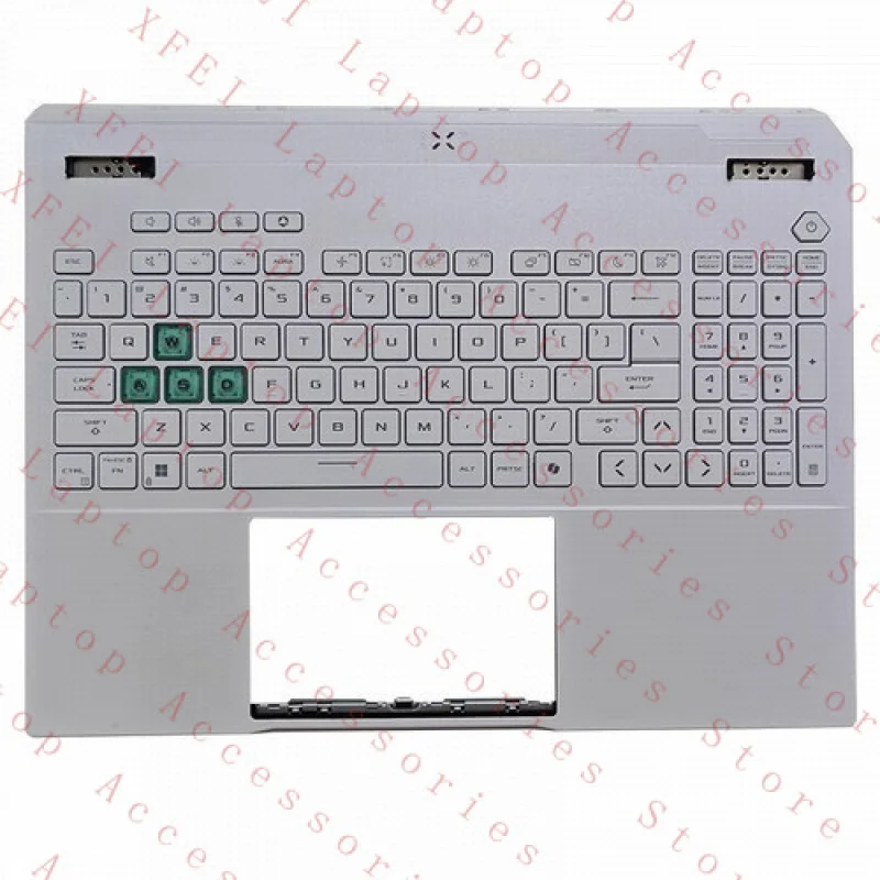 

F Palmrest US with Keyboard White for ASUS TUF Gaming A16 FA608W FA608