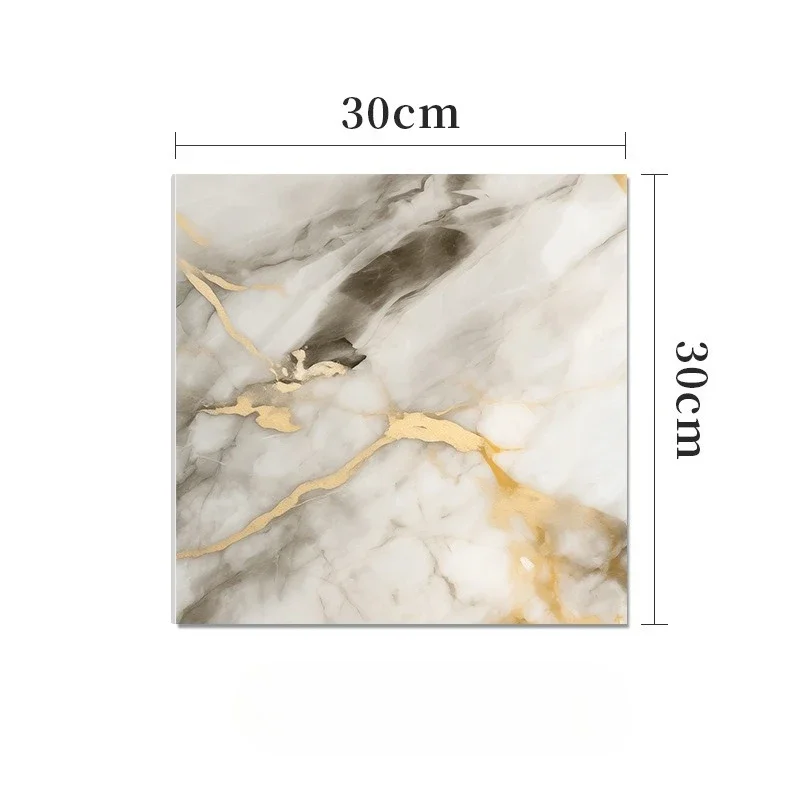 10-50PCS Imitation Marble 3D Ceramic Tile Wall Stickers