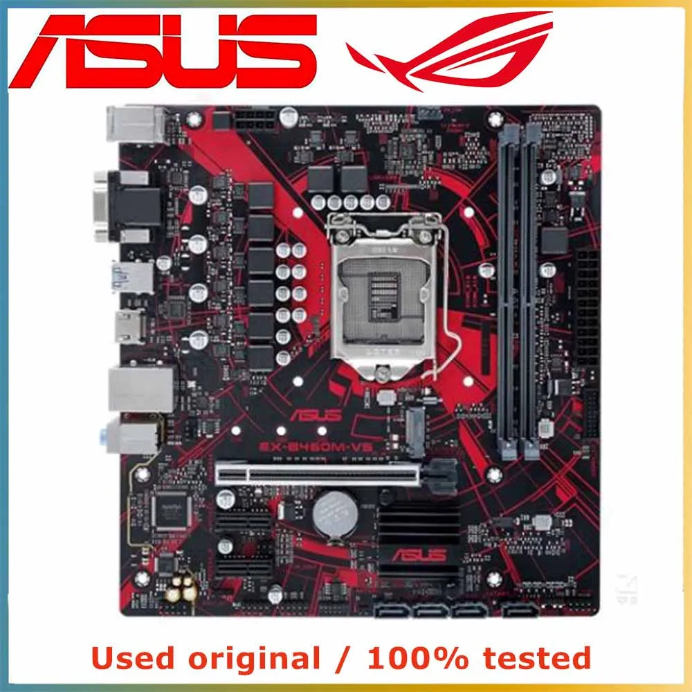 

B460M-V5 For ASUS EX-B460M-V5 Computer Motherboard LGA 1200 DDR4 64G For Intel B460 Desktop Mainboard M.2 NVME PCI-E 3.0 X16