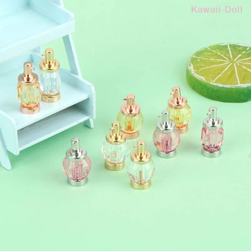 3 قطعة 1:12 دمية مصغرة نموذج عطر غرفة نوم حمام ديكور لعبة المشهد لعبة بيت الدمية ديكور دمية الملحقات #3