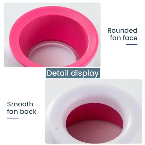 MASSA 1 पीस पोर्टेबल हैंड फैन स्पीड मिनी ब्लेडलेस हैंडहेल्ड फैन USB रिचार्जेबल पर्सनल हाईस्पीड फैन इलेक्ट्रिक आईलैश फैन 10 best sales काला पंखा - №9