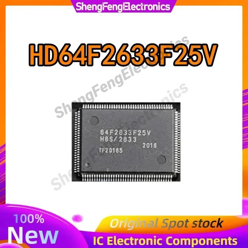 

New original HD64F2633F25V 64F2633F25V PQFP128 microcontroller