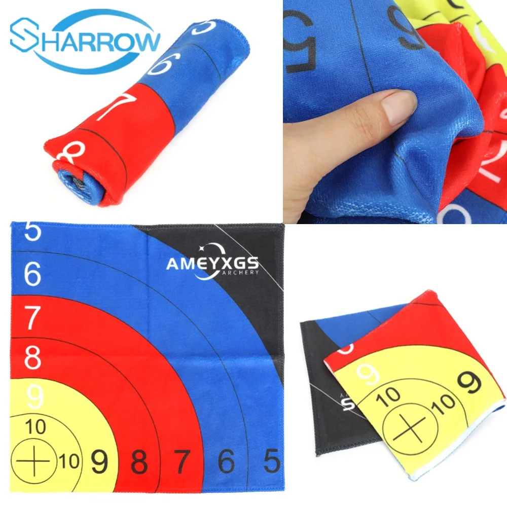 

Archery Target Towel Soft Microfiber Quick Dry Lightweight Portable Durability Archer Bow Hunting Travelling Camping Towels Tool