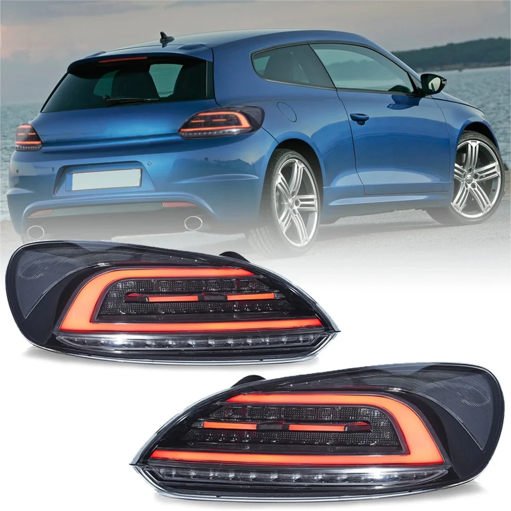 LED TaiLight For Volkswagen Scirocco 2009-2014 Tail Lamp Car Styling DRL Signal Projector Lens Auto Accessories Rear Tail light