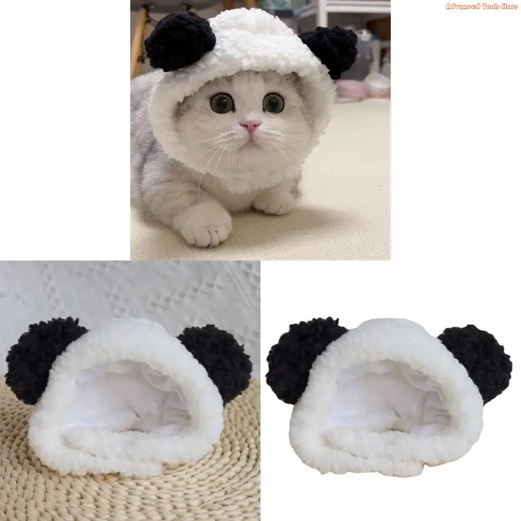 Pet Hat Panda Accessories Animal-Safe Materials W91B