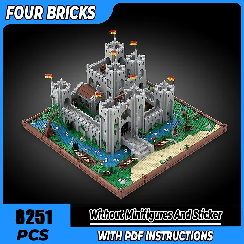 

Moc строительные блоки Brickberg Castle Technology модульные кирпичи модель подарки рождественские игрушки наборы «сделай сам» сборка