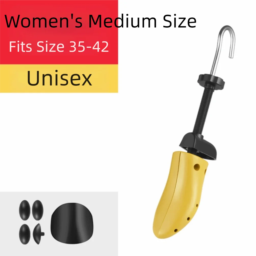 Verstellbarer Schuhspanner, Baumexpander, Schuhformer, Schuhstiefelverbreiterung, rosa Farbe, Breite und Länge, praktischer Schuhspanner