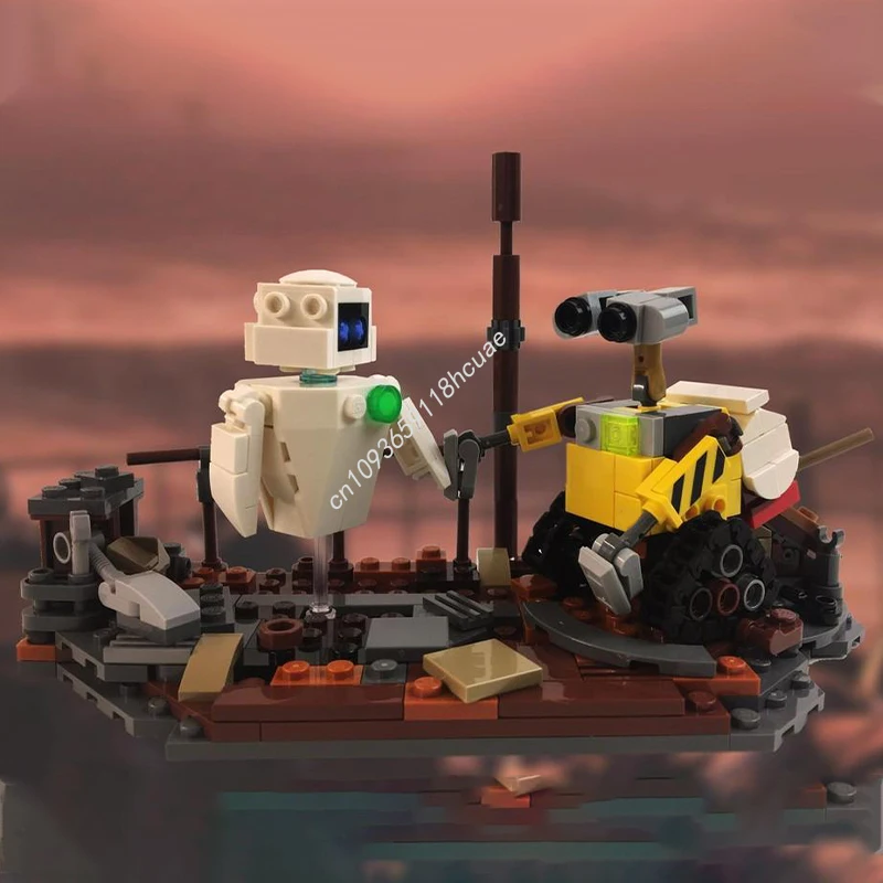 

314 шт. MOC Mini Wall Eve Diorama Disneying Модель Строительные блоки Сборка Образовательные креативные игрушки Рождественские подарки