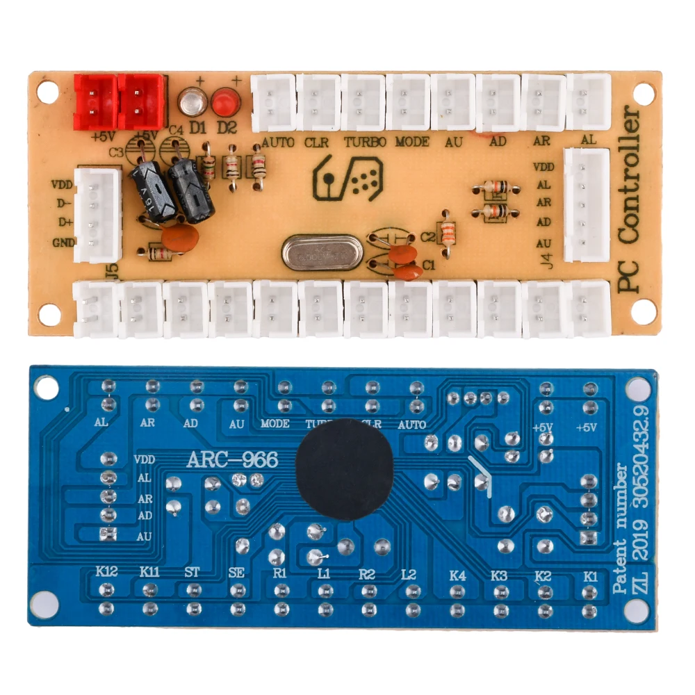 1 قطعة الصفر تأخير USB التشفير إلى PC المقود و زر ل مامي و محاربة عصا الضوابط وحدة مجلس DIY الممرات لعبة عدة أجزاء