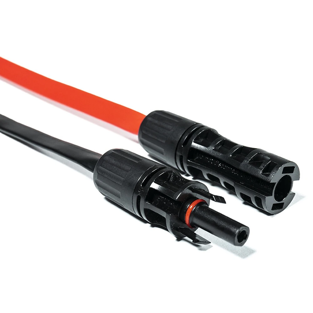 A40I Ultra Flat Solar Flexible Cable Solar Panel Connector Adapter 1M 1500V 90 Degree Bend Photovoltaic Extension Cord