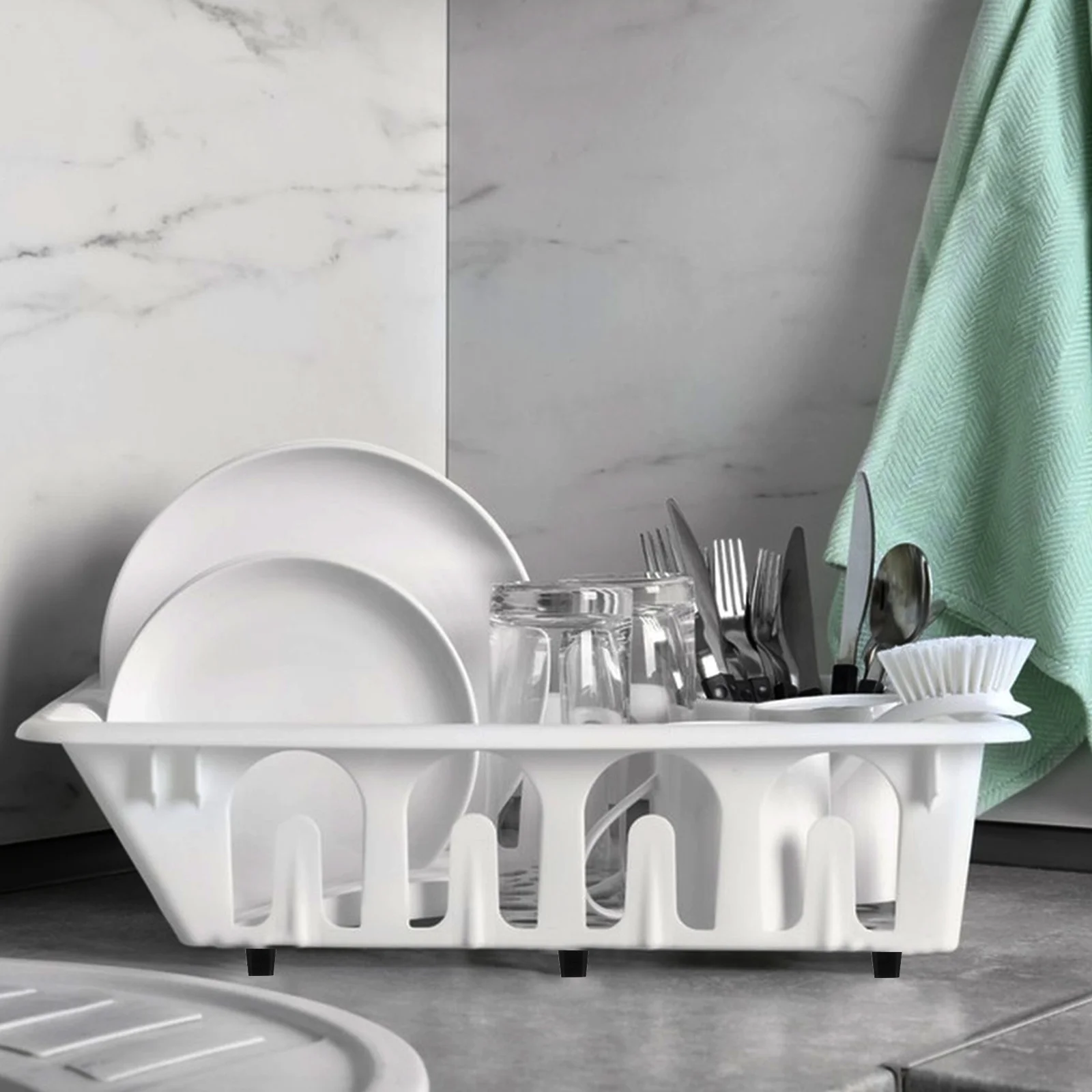 10Pcs Replacement Plastic Feet for Sink Rack Anti Scratch Protector Enhance Stability Easy Install Commercial Kitchen