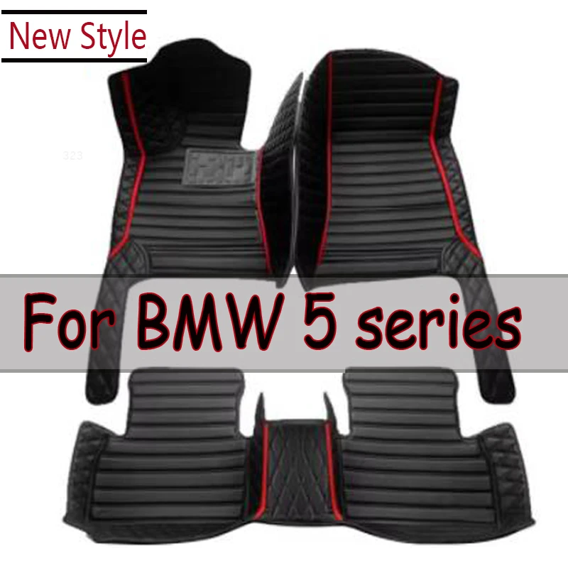 Car floor mats for BMW 5 series G30 525i 530i 540i 2018 19 20 21 22 Custom auto foot Pads automobile cover interior accessories