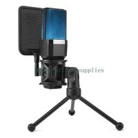 K43B Easy to Use USB Condenser Microphone with Stand for Remote Work & Education