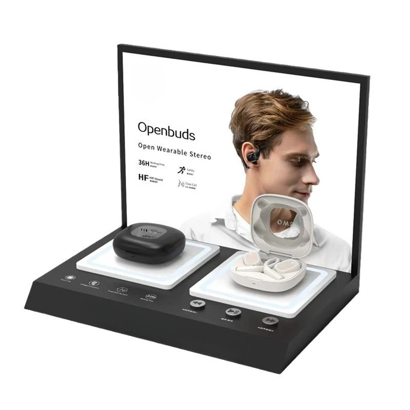 

Smart watch speaker display rack High transparent advertising display stand