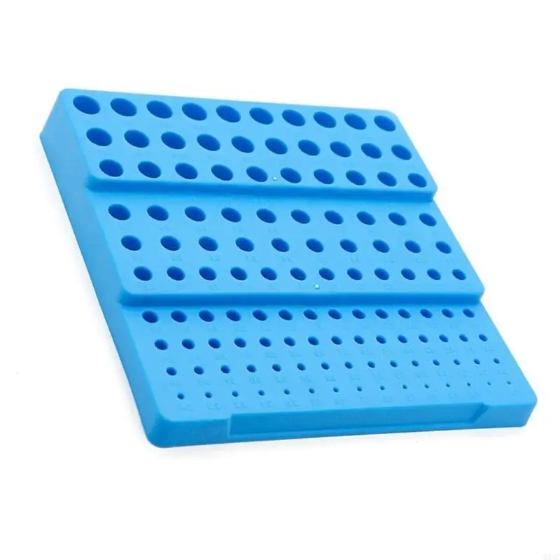 Q81C Obeng Bit Holder 121 Holes Bit Bit Bit Penyimpanan Bit Milling