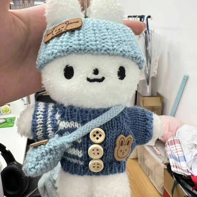 ملابس دمى ل Labubu الزي V1 V2 V3 17 سنتيمتر دمى الجلوس اكسسوارات نظارات الملابس مصمم الاطفال هدية سترة قبعة مجموعة الحقائب