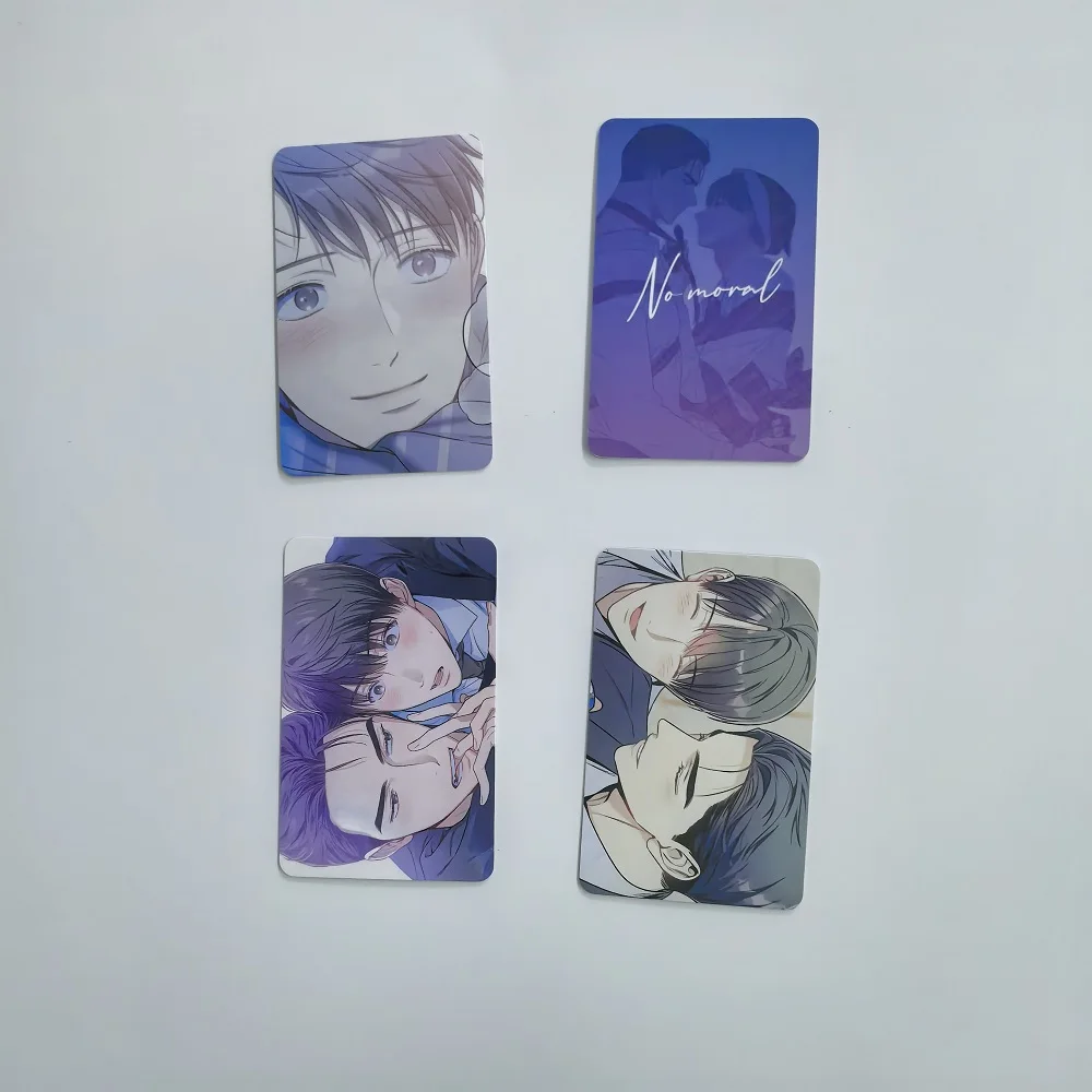 4 ชิ้นเกาหลี Manhwa No Moral การ์ด Lomo Mini โปสการ์ด HD Photo การ์ดแฟนคอลเลกชันของขวัญ