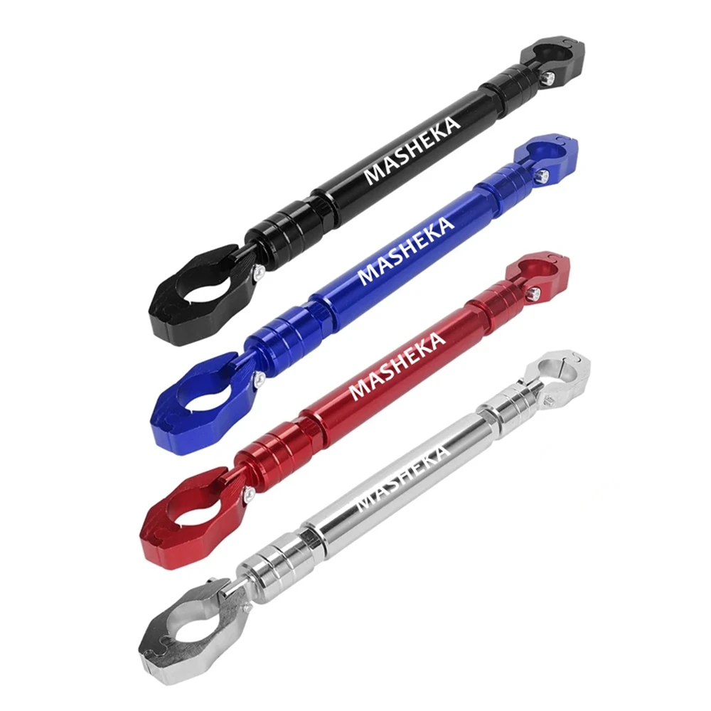 Universal 22mm CNC Aluminum Motorcycle Handle Bar Grips Steering Wheel Strengthen Bracet Adjustable Crossbar Thick Balance Bar