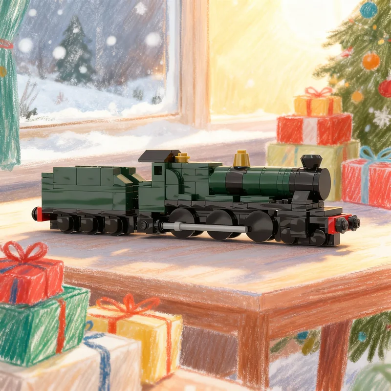 

Набор строительных блоков MOC Hall Class, 169 деталей, модель поезда в микромасштабе, конструктор, рождественский подарок, креативная идея, развивающие кубики для детей