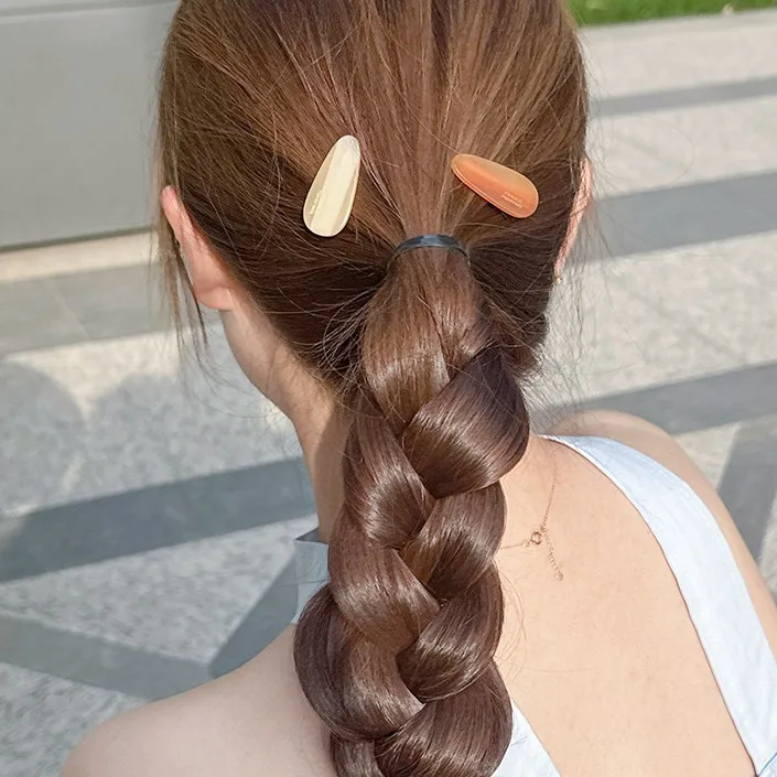 

Side Hair Clip Teardrop Small Duckbill Clip Non Slip Premium For Women Summer New Office Festival