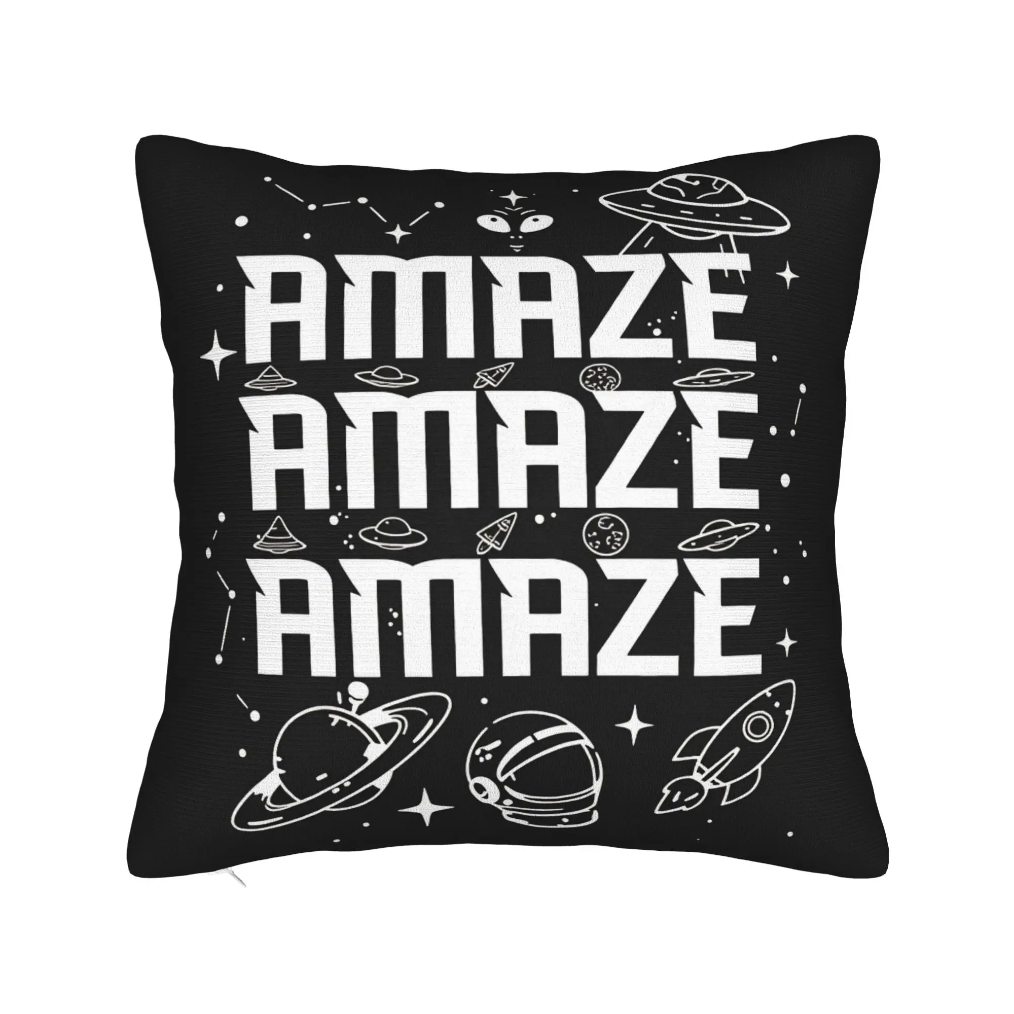 R-Rockys Amazes Pillow Cover  Kawaii Pillow Case For Sofa Home Decoration Soft Cushion Cover Birthday Present