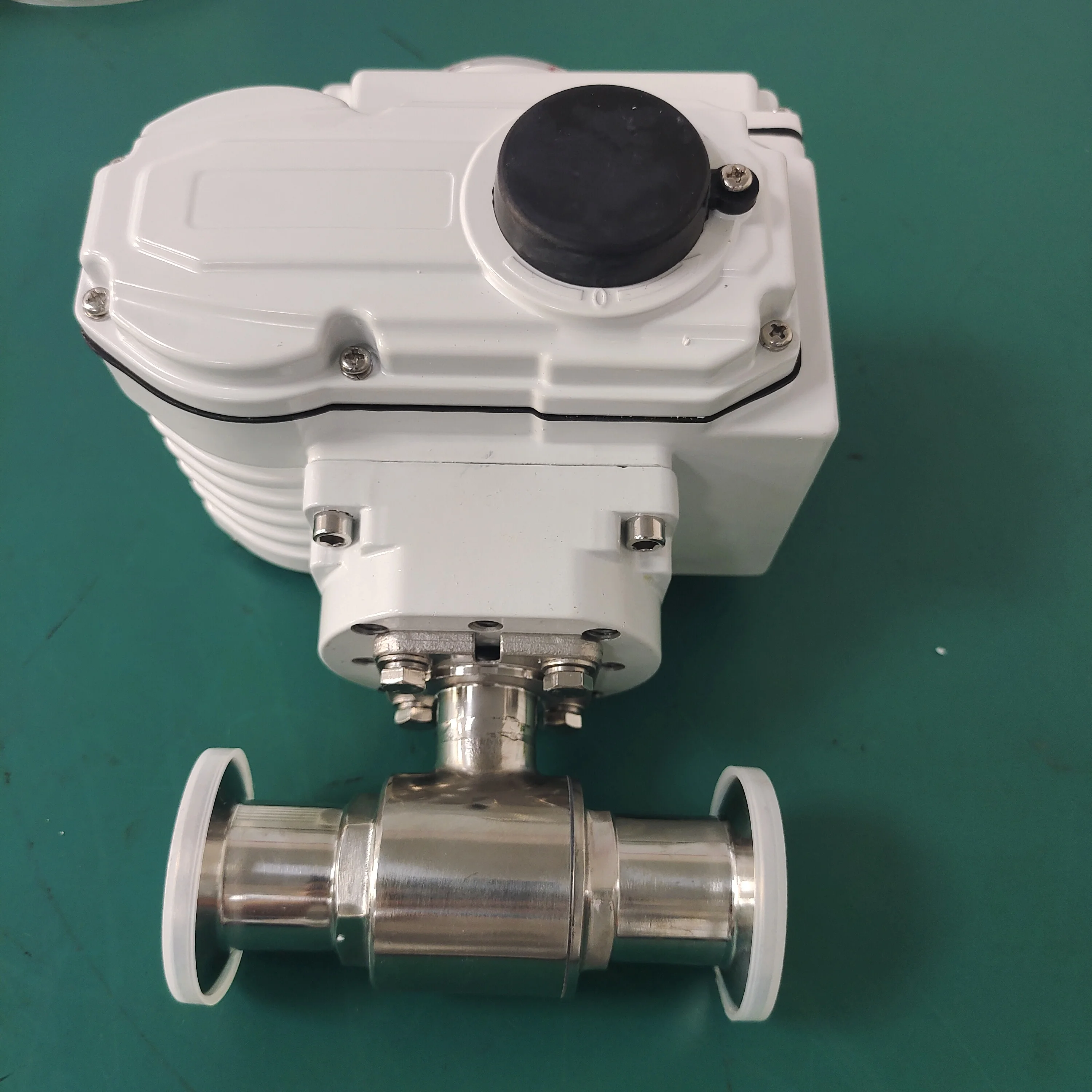 Stainless Steel Valve Electric Actuated Electric Actuator Sanitary Ball Valve