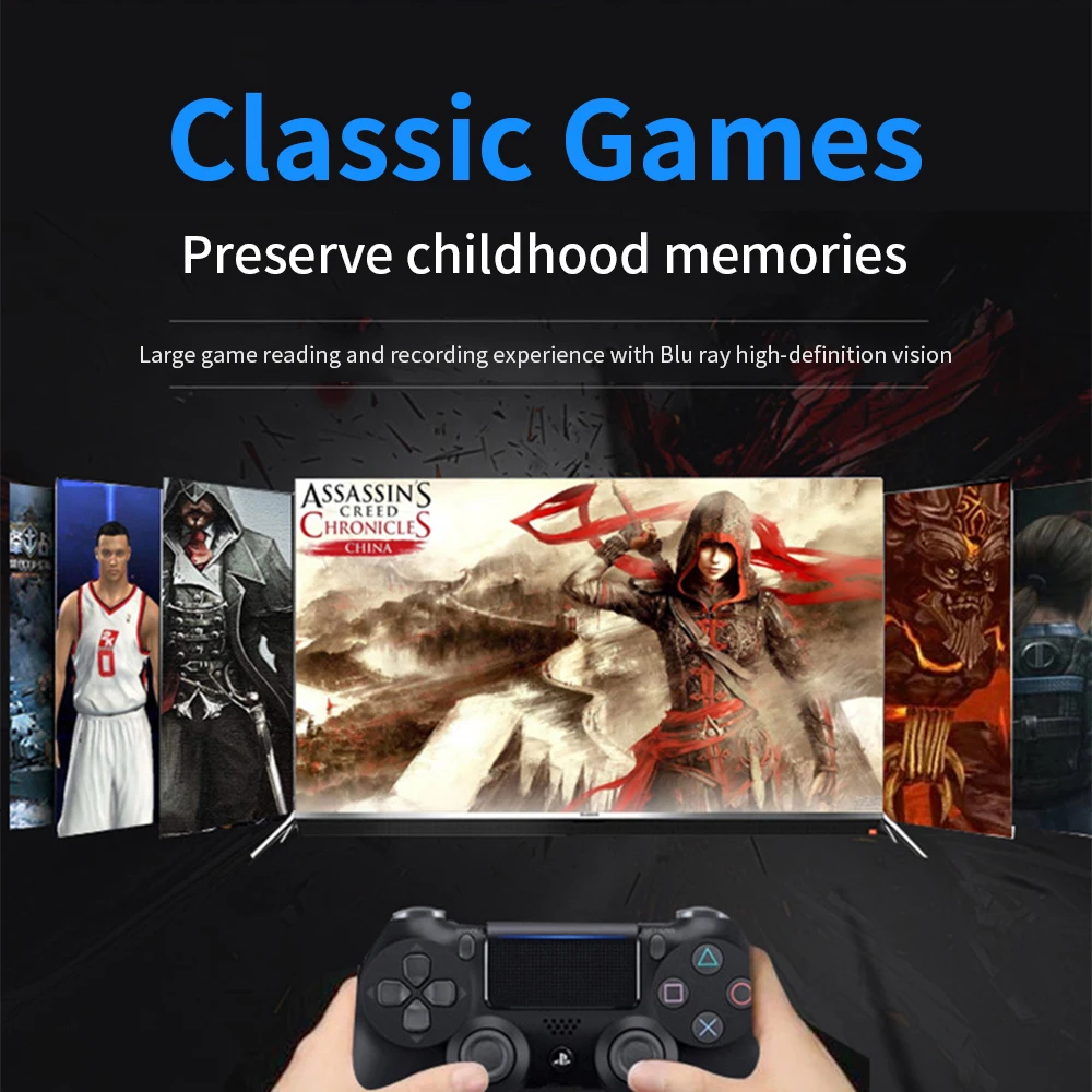 TISHRIC USB 2.0 External Blu Ray Optical Drive CD DVD Player DVD Drive Slim Disk Reader Desktop PC Laptop Tablet