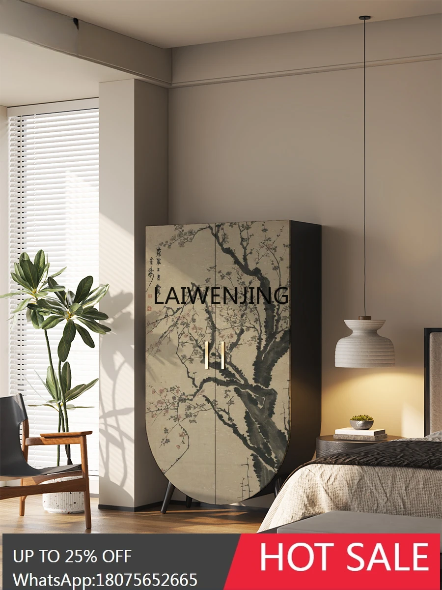 

MJY pine painting solid wood storage cabinet bedroom bedside locker living room decorative cabinet