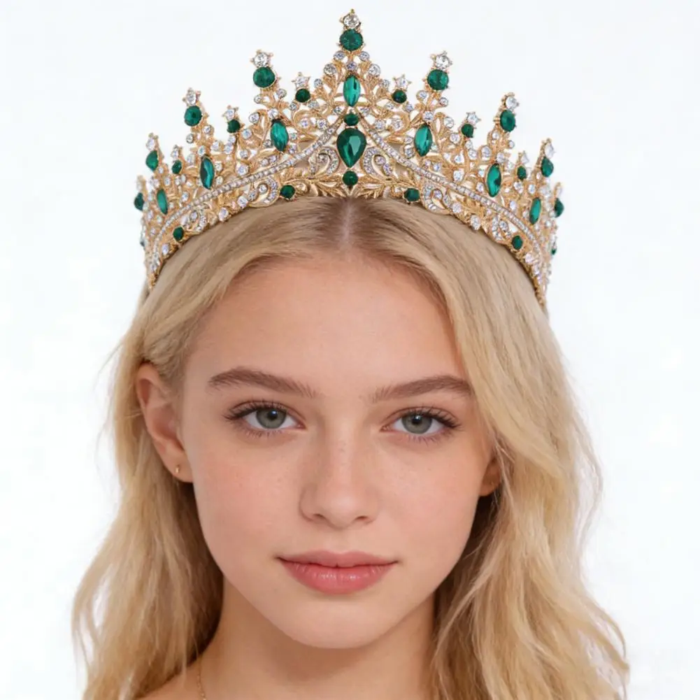 Sparkling Crown Women’s Bridal Tiara with Sparkling Rhinestones Lightweight Princess Crown Hair Accessories Queen for Special
