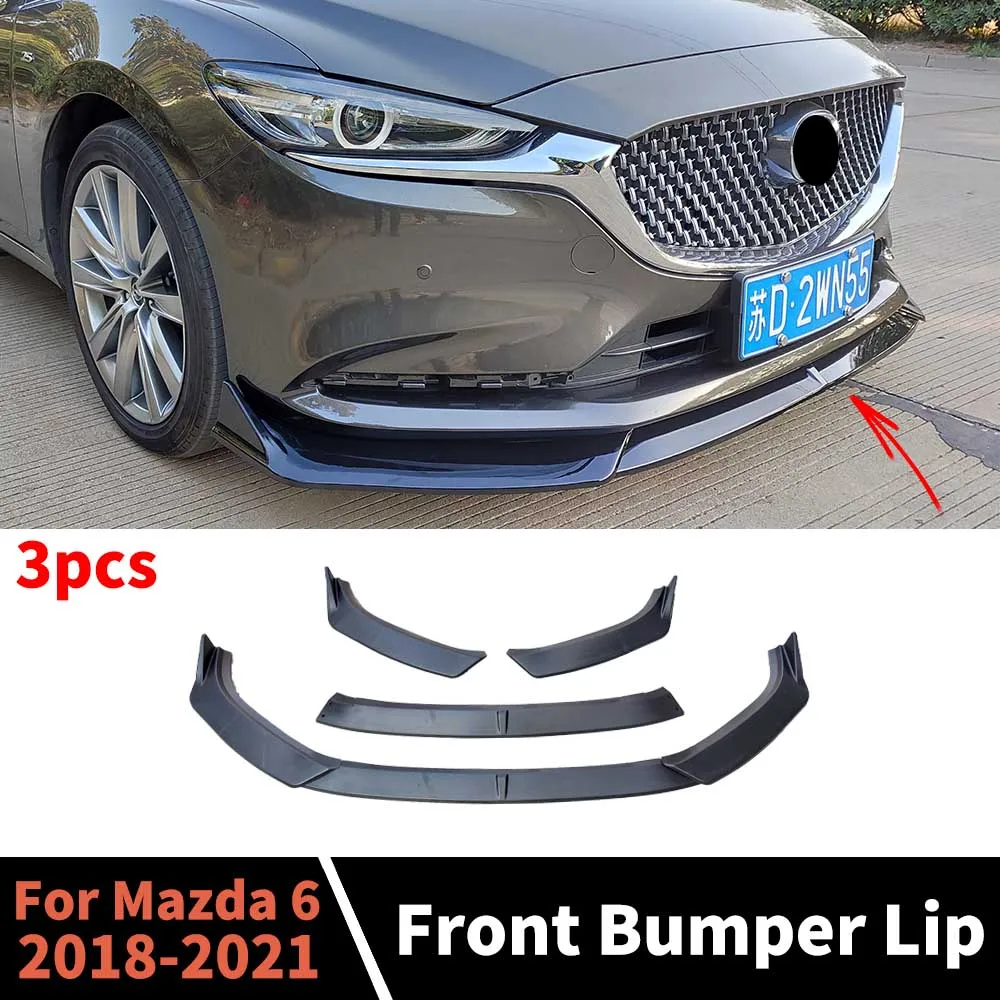 

Аксессуары для тюнинга защиты Mazda 6 Atenza 2018-2022 гг. ‌ Разветвитель переднего бампера, подбородок, детали для модификации губ переднего бампера