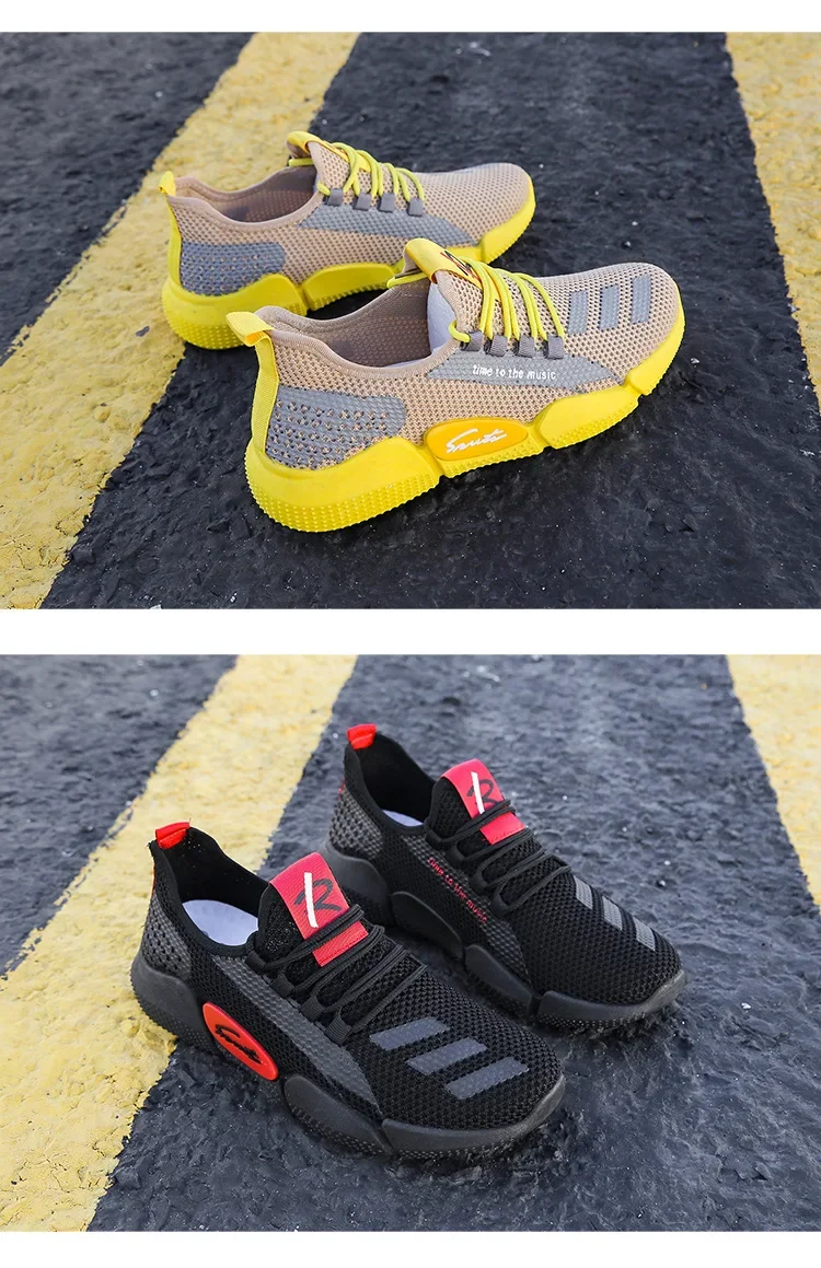 Herren-Tennisschuhe, atmungsaktives Air-Mesh-Material, Sportschuhe für das Fitnessstudio, bequeme Tennisschuhe für den Außenbereich, leichte Wanderschuhe. – Detail 7