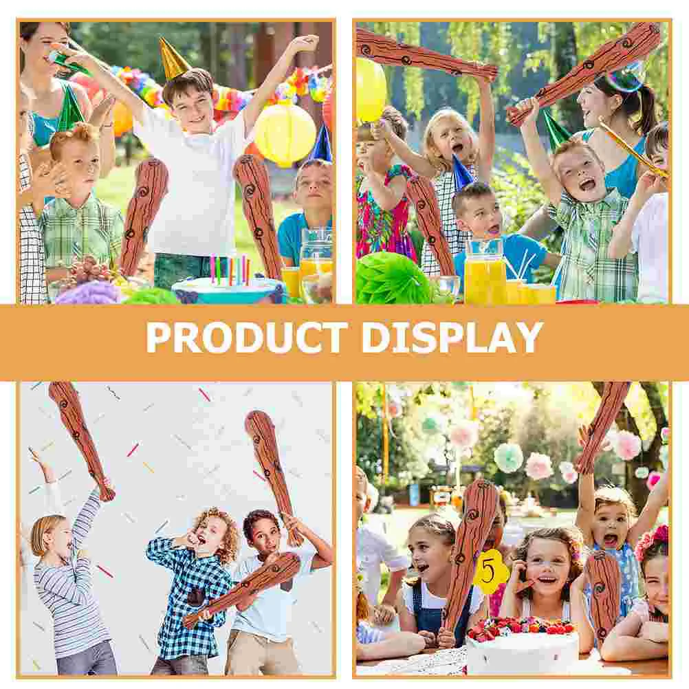 3 Pcs Inflatable Stick Party Cheering Rods Toy Kids Boy Birthday Decorations Props Toys