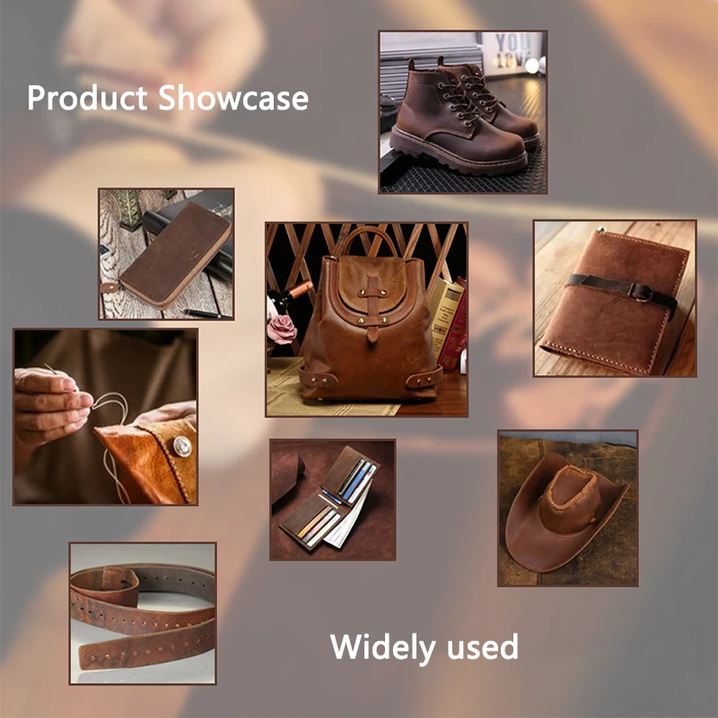 Лист из натуральной яловой кожи для рукоделия из кожи Crazy Horse, кожа для рукоделия, кошельки, серьги, шитье, хобби