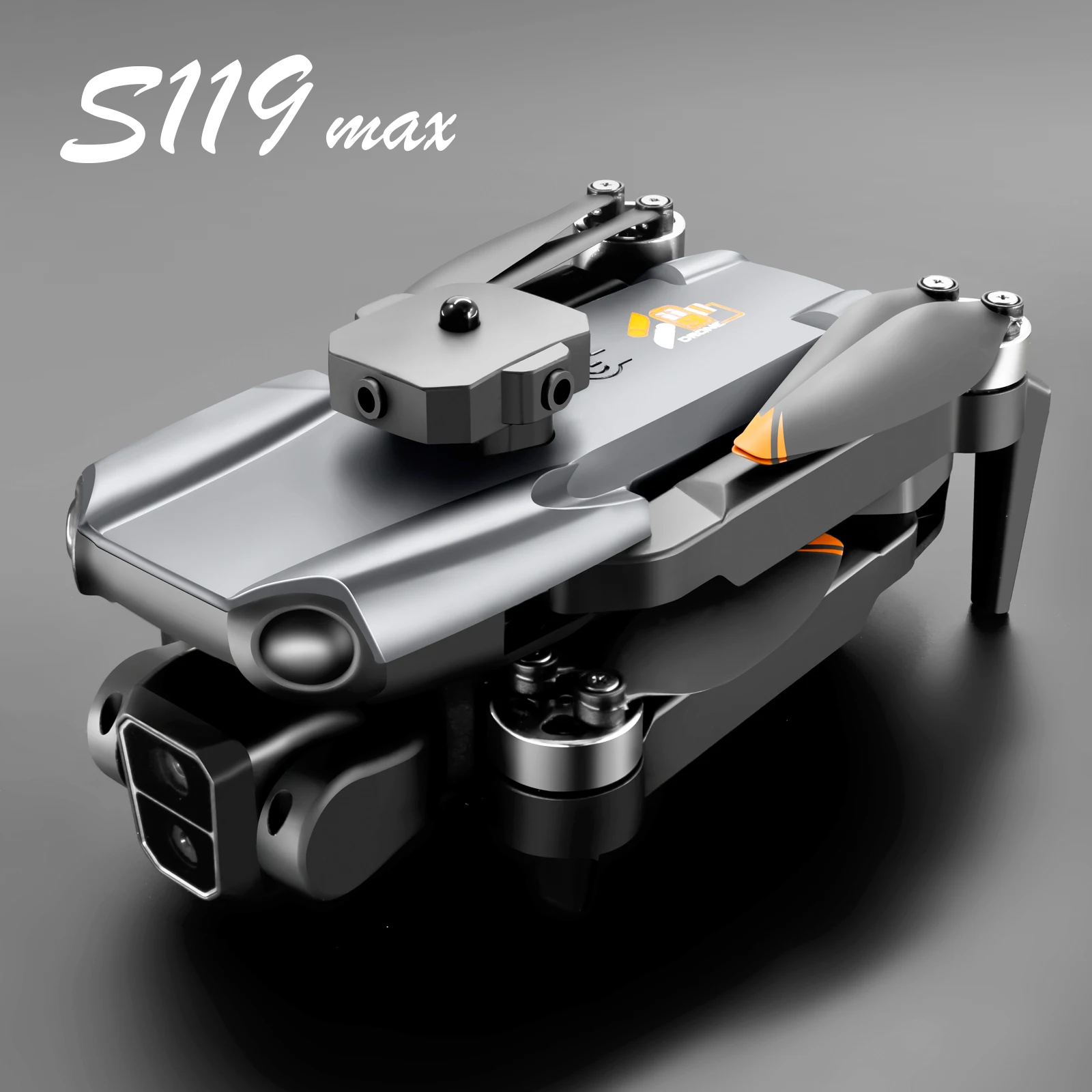 S119 Profissional Drone HD com câmera dupla, Wi-Fi, Inteligente Evitar Obstáculos, FPV Brushless Motor, RC Quadcopter, Novo