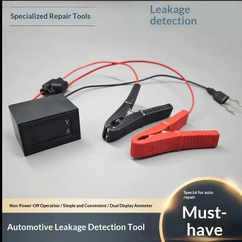 Vehicle Battery Leakage Detector Compact Fast Response Testing Tool for Car Battery Inspection Roadside Emergency Use 1PC