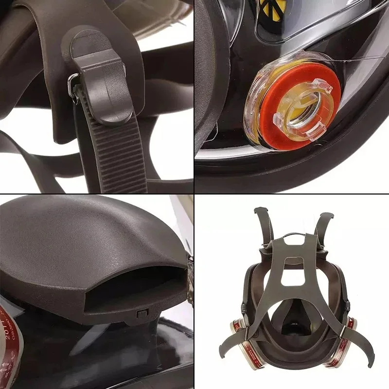 Высококачественная Полнолицевая маска 6800 года с воздушным снабжением, газовая маска 4 в 1, промышленная респираторная система, маска, многофункциональный респиратор