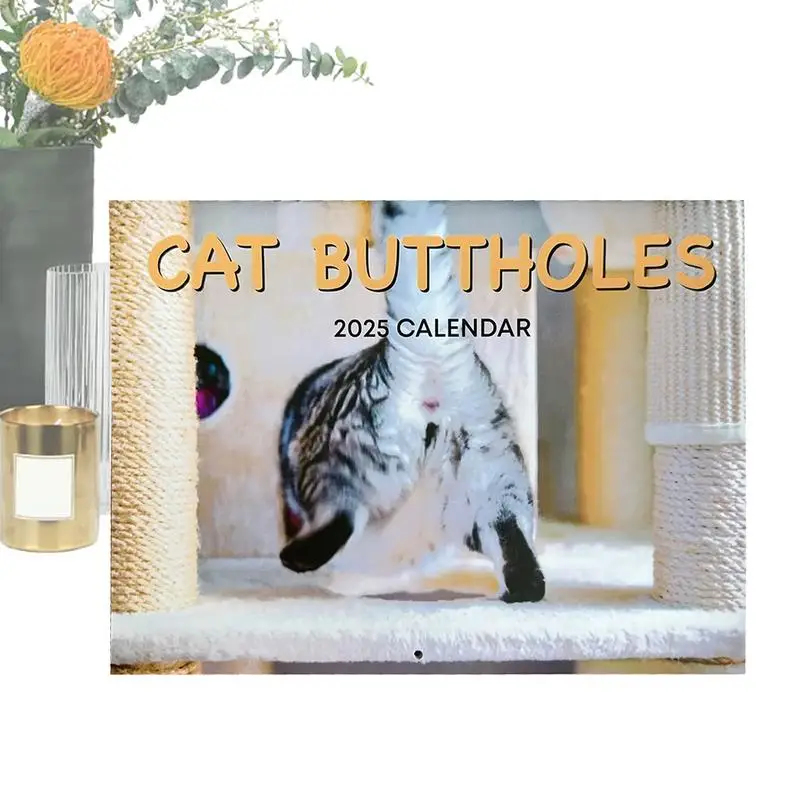 

Wall Calendars Funny Cats Buttholes Calendar Funny Cat Home Decoration Vertical Monthly Wall Calendar 2025 For Home Wall Desk