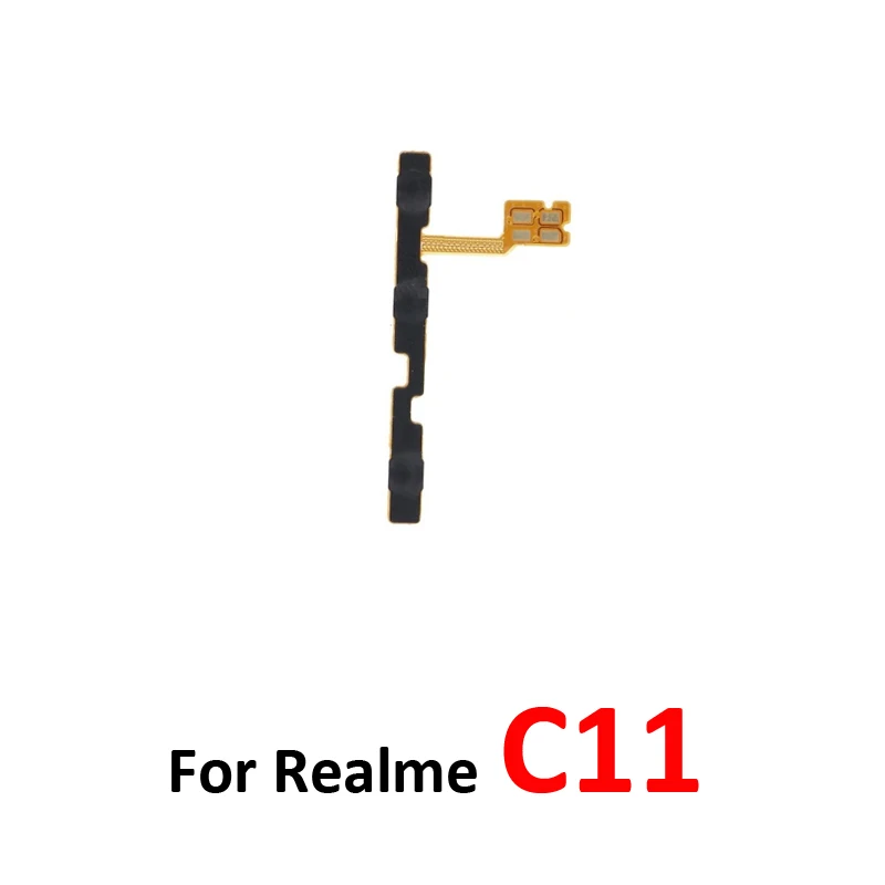 For Realme C11 2021 RMX3231 Phone New Housing Power Volume Button On Off Switch Key Internal Flex Cable Parts Blue Grey image 4