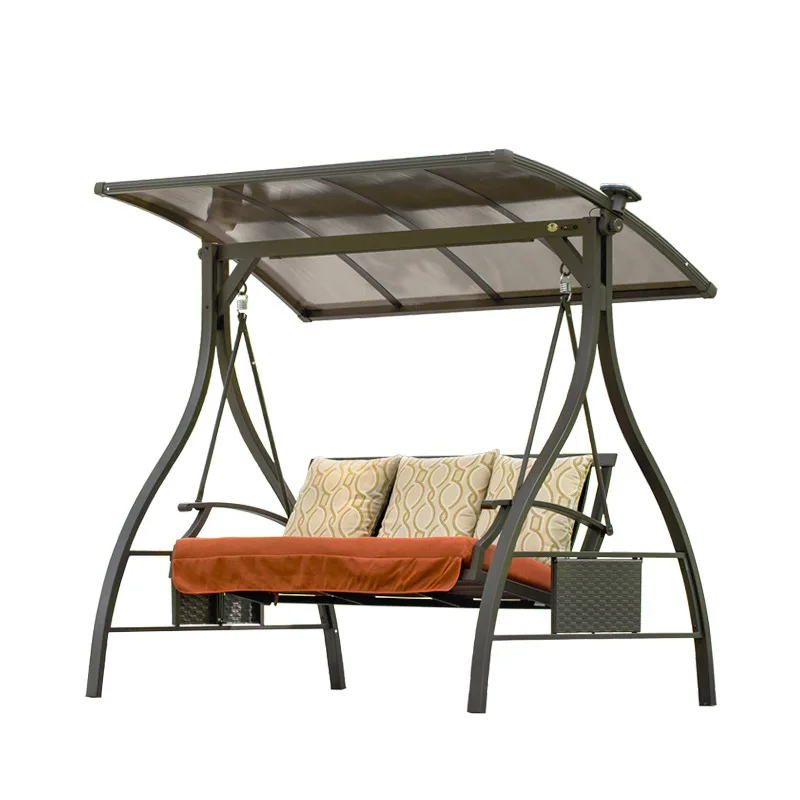

Outdoor swing double, garden terrace, swing swing triple rocking chair