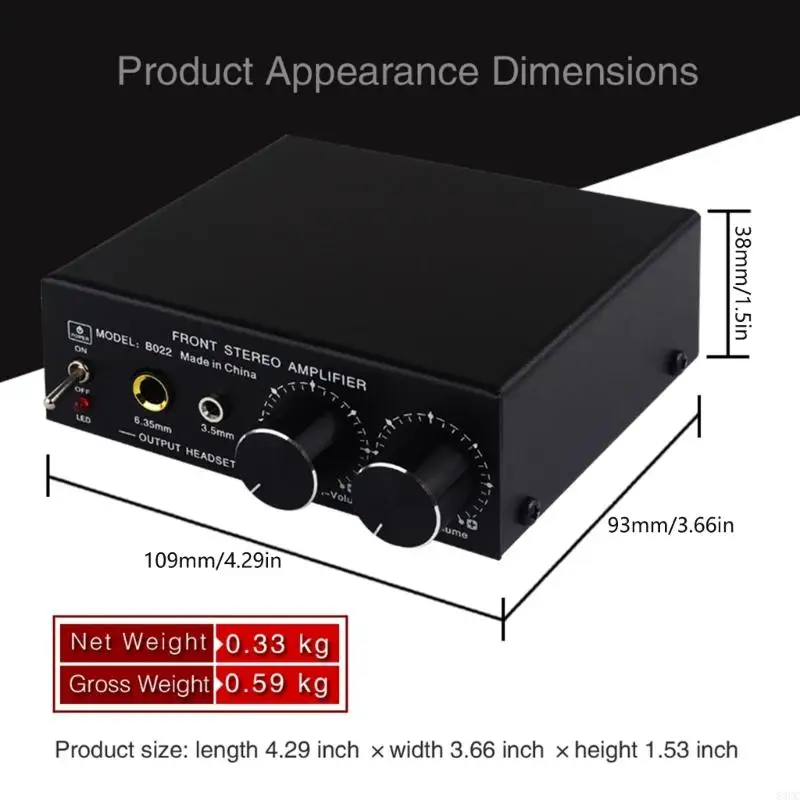 83CC 2 Input 3 Output Passived Power Amplifiers Speaker Switcher Sound Switching Distribution Converters Metal Housing