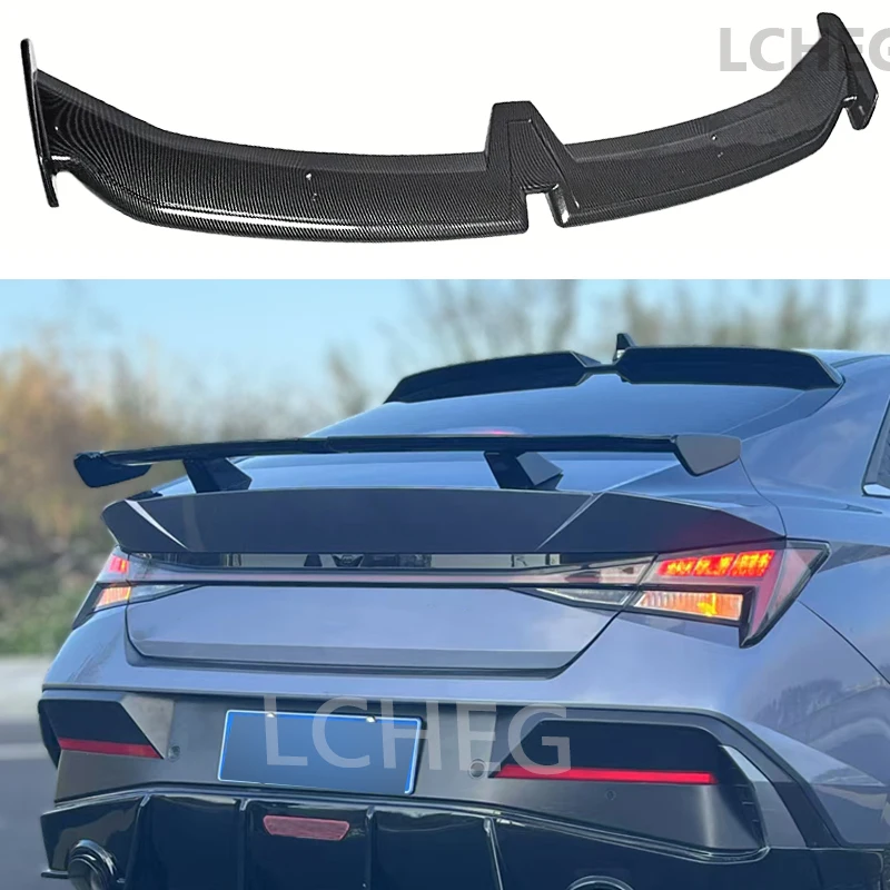 For Modern 7th generation Elantra spoiler Elantra 2021 2022 2023  Rear fixed wing GT Warrior style spoiler wing  2021 2022 2023