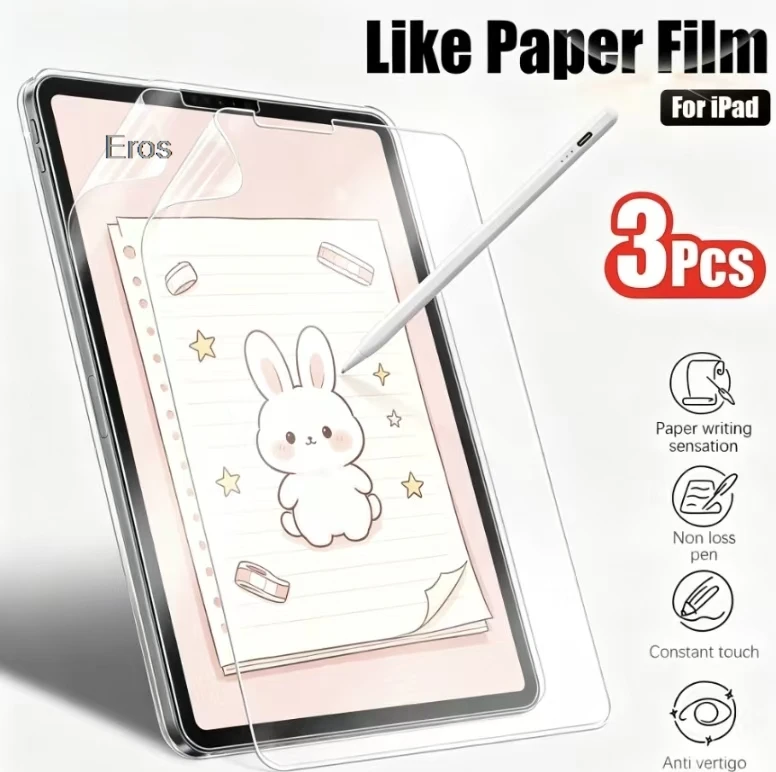 3pcs Real Paper Feel Tablet Screen Protector For iPad Pro 11 13 M4 M5 iPad 10th 11th 12th Air 10.9 11 13inch Tablet Screen Guard