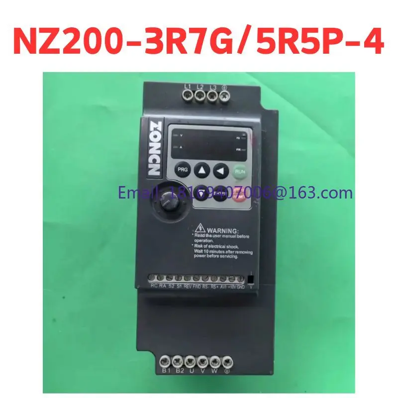 

second-hand inverter NZ200-3R7G/5R5P-4 Test passed Fast Shipping