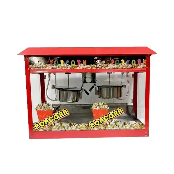 

Double 8Oz Automatic Vending Commercial Popcorn Machine Popcorn Makers Popcorn Making Machine