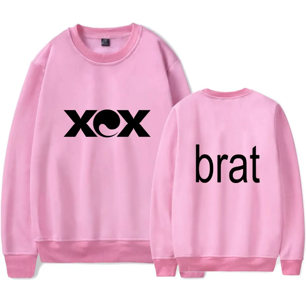 

Charli XCX logo Merch brat Sweater Crewneck Capless Sweatshirt Men/women Pullover