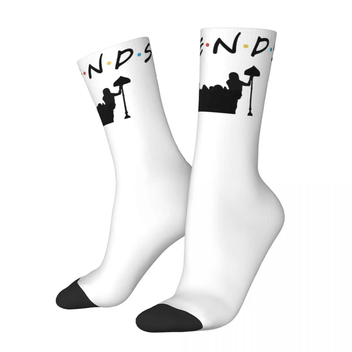 Colorful Pair Best Friends TV Show cosy Unisex Socks,Hip Hop Happy 3D printing Socks,Street Style Crazy Sock