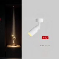 3-60 Degree Adjustable Angle Beam Led Spotlight Zoom  Focus Spot Light Mini Small Surface Mounted Ceiling Lamp Atmosphere Foco 5