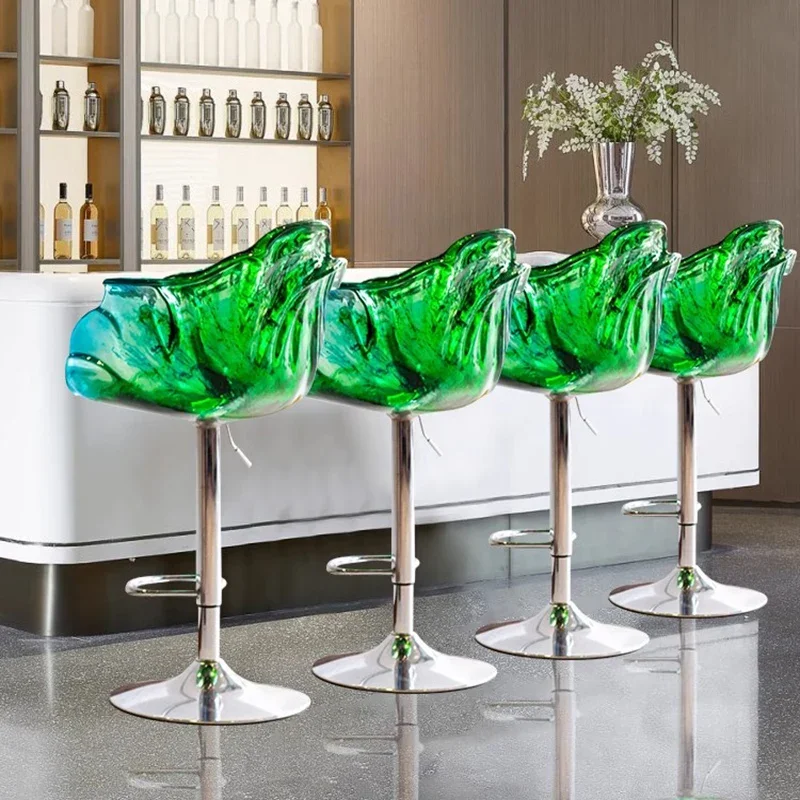 Height Library Auxiliary Modern Bar Stools Cafeteria Sustainable Children Barber Bar Stools Taburete Ruedas Coffee Furniture