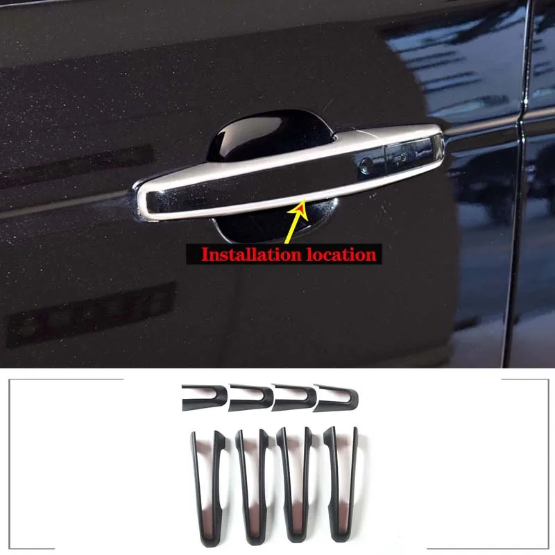 

For LandRover Discovery Sport Discovery 5 Range Rove Sport Evoque Genesis Car Exterior Door Handle Trim Strip Sticker for Jaguar